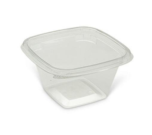 Domepack 135x135 500cc + Lid "Transparant"