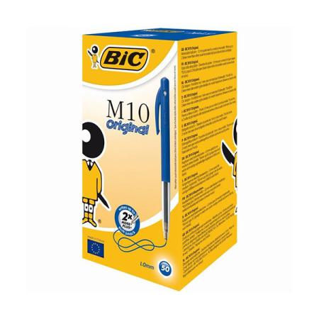 Balpen BIC M10 medium blauw 1mm